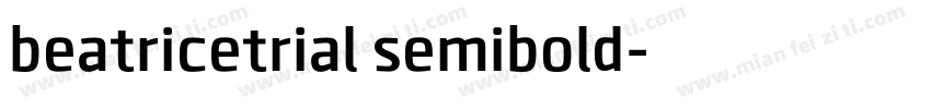 beatricetrial semibold字体转换